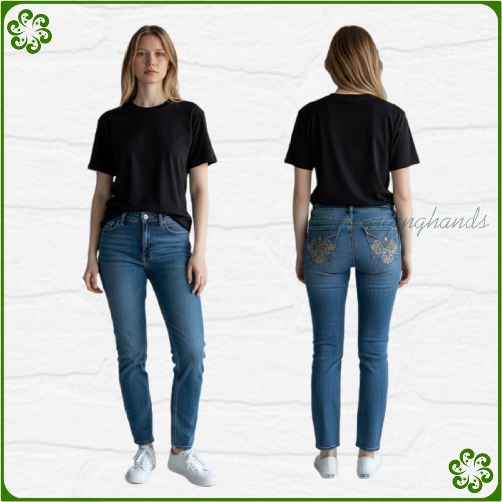 Nine West Straight Ankle Jeans